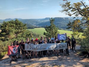 28.09.2024: Infostand und Solidaritätsaktion für inhaftierte Genoss:innen der CNT Spanien