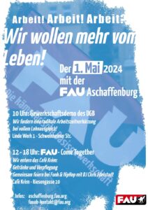 Der 1. Mai mit der FAU Aschaffenburg