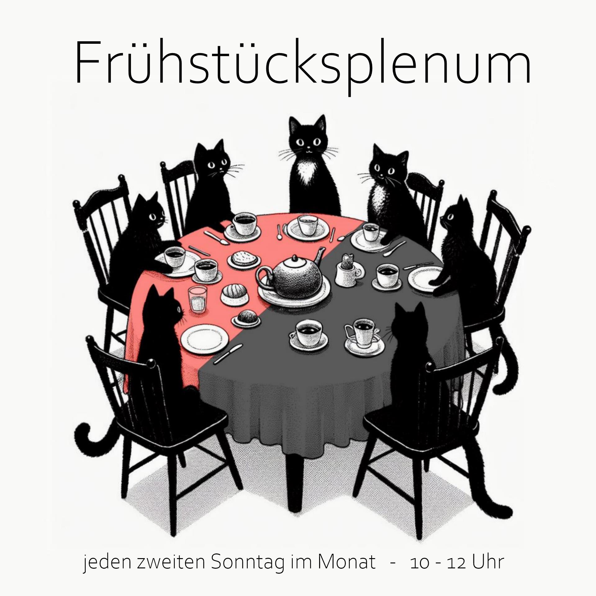 Frühstücksplenum im August