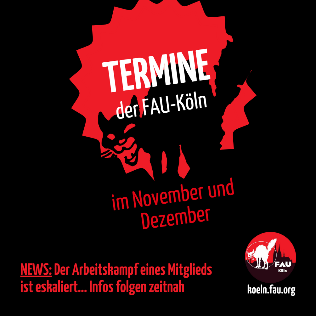 Termine im November und Dezember 2024