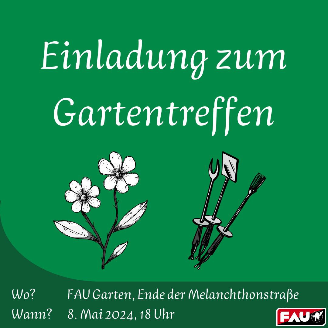 Gartentreffen am 08.05.2024 18 Uhr