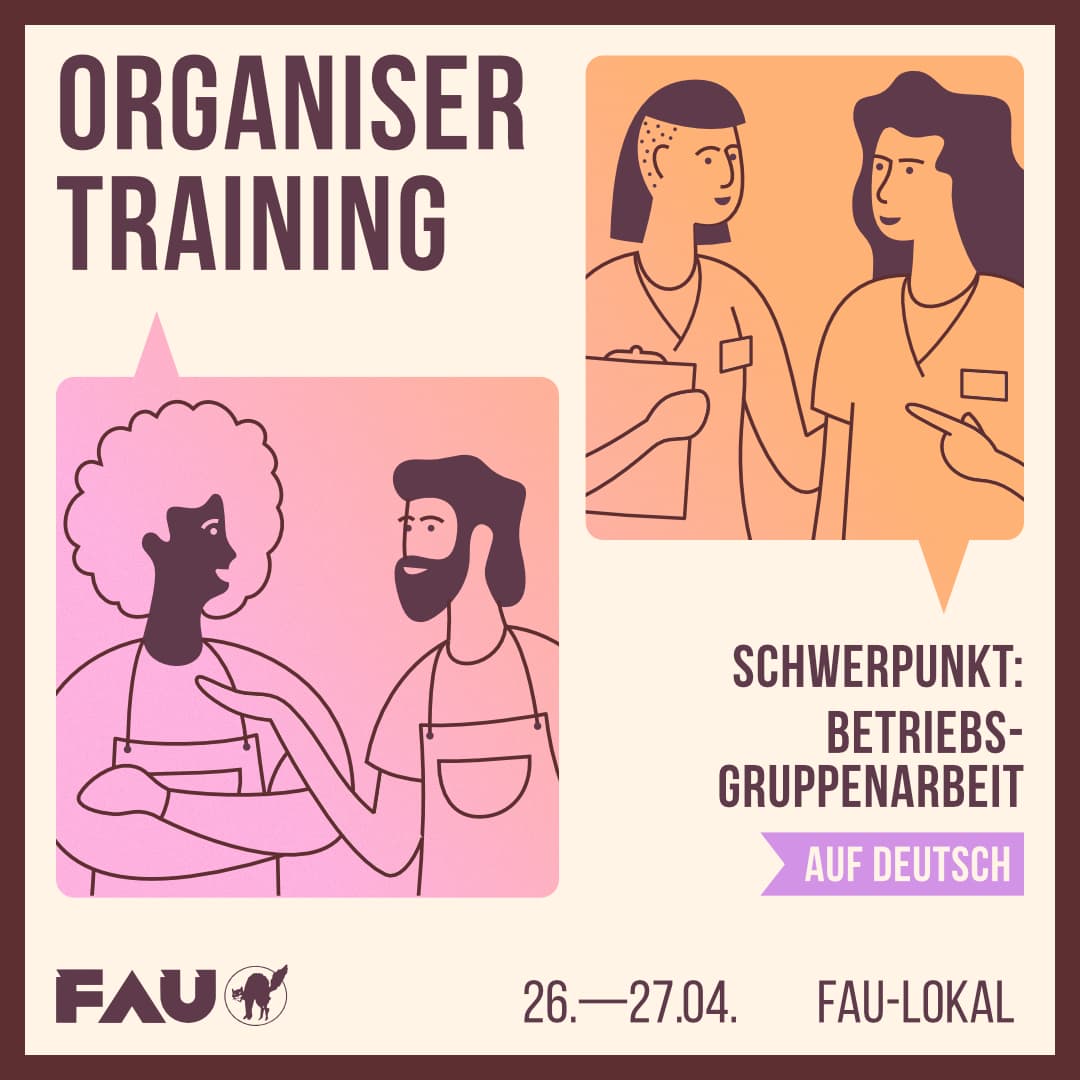 Workshop zur Betriebsgruppenarbeit – 26. & 27. April