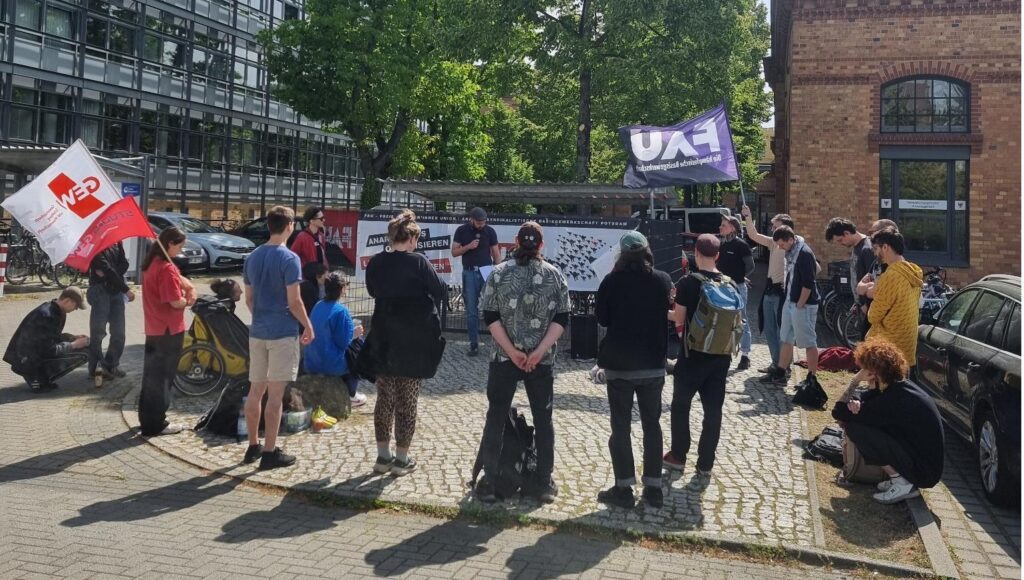 Rede vor dem Arbeitsgericht vom 14.Mai 2025 – Solidariät mit den gekündigten AStA-Mitarbeitenden