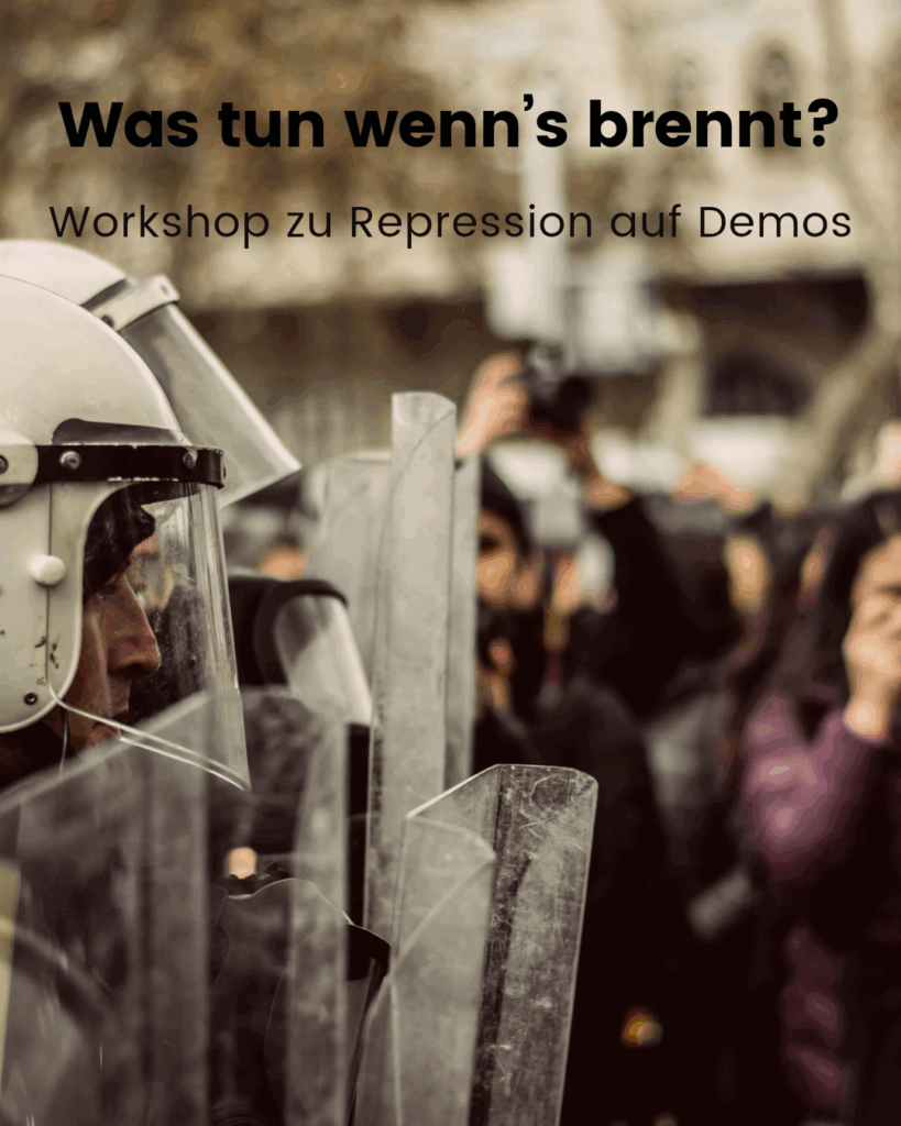 Workshop mit der Roten Hilfe – Repression auf Demos