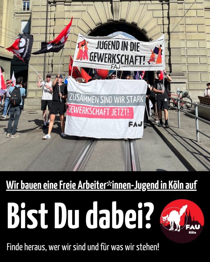 Jugend in die Gewerkschaft!