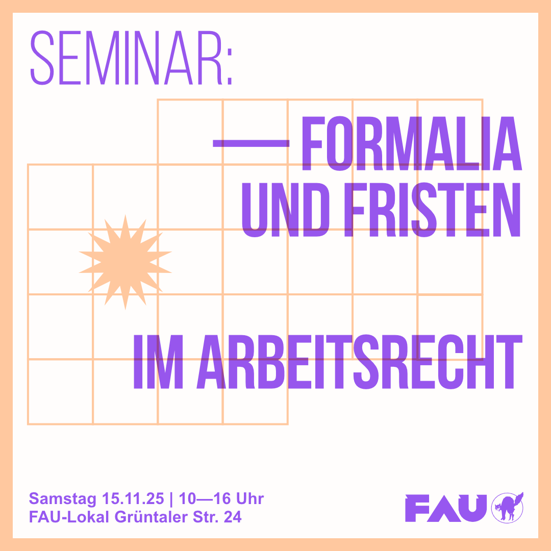 Formalia und Fristen im Arbeitsrecht