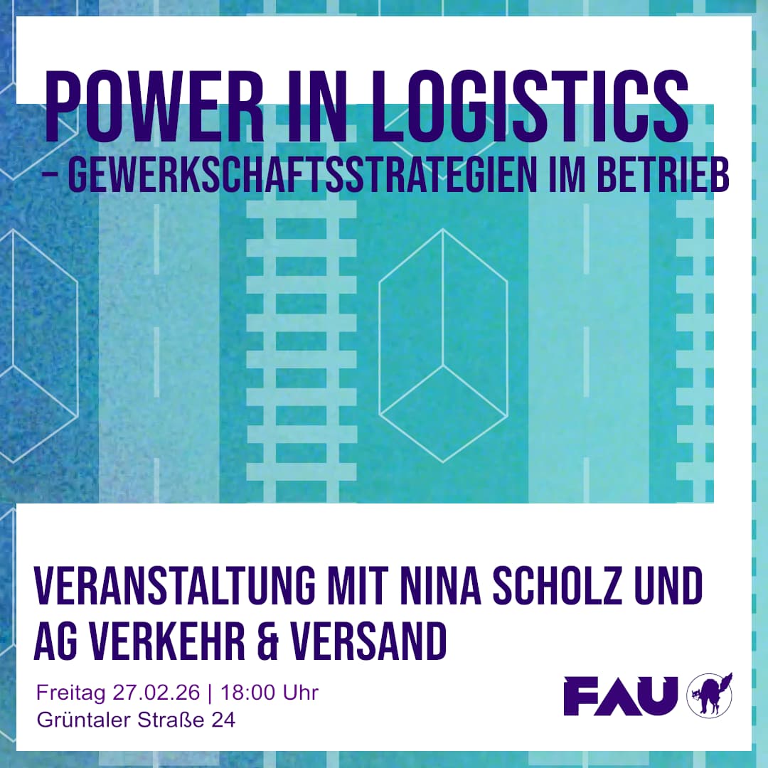 Vortrag: Power in Logistics – Gewerkschaftsstrategien im Betrieb