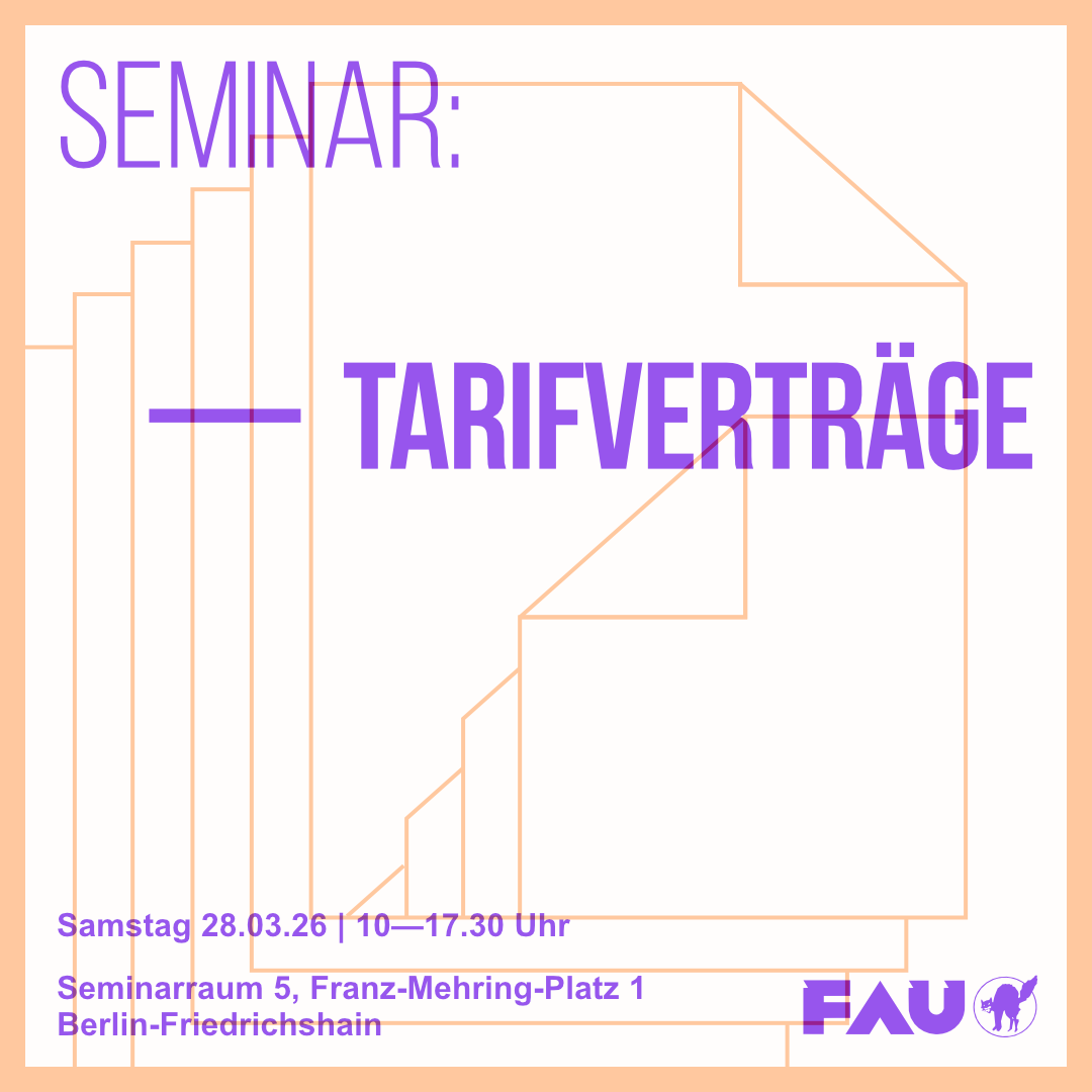 Arbeitsrechtsseminar: Tarifverträge