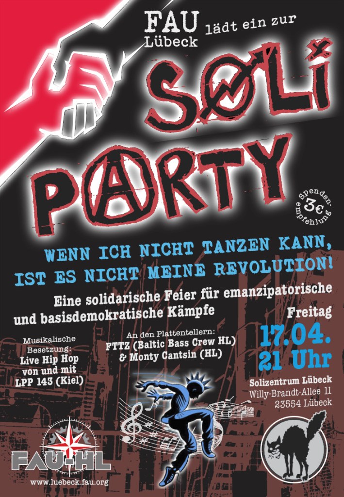 FAU Lübeck lädt ein zur SOLIPARTY