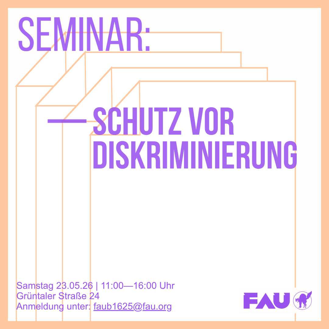 Arbeitsrechtsseminar: Schutz vor Diskriminierung