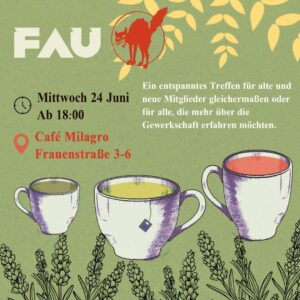 Einladung zum Offenen FAU-Café am 24.06.