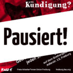 Pause der gewerkschaftlichen Beratung bis November 2026!