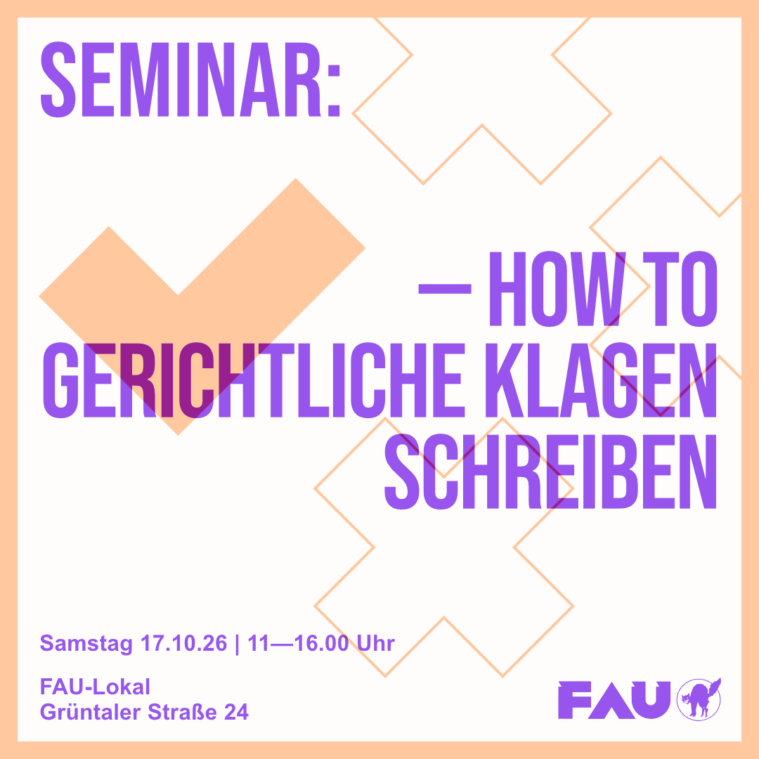 Arbeitsrechtsseminar – How To: Gerichtliche Klagen schreiben