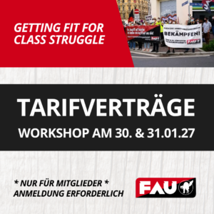 Workshop zu Tarifverträgen