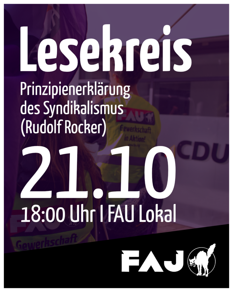FAJ Lesekreis am 21.10.
